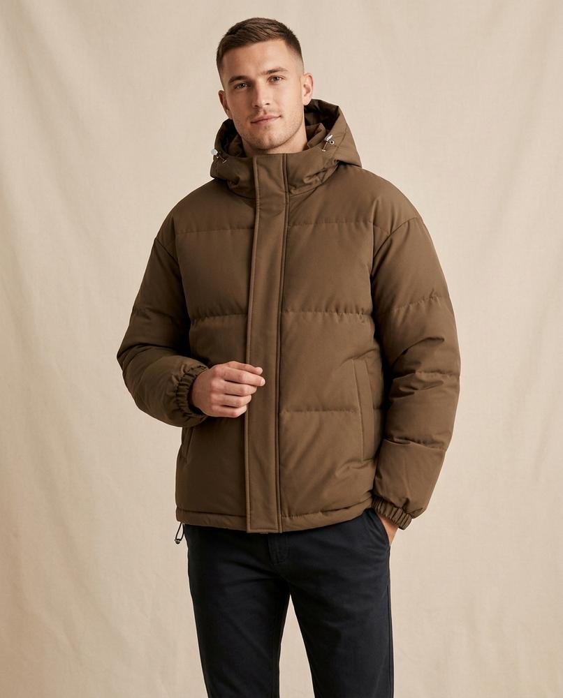Lands Fashion - Seser | Quilted Hooded Jacket Men
