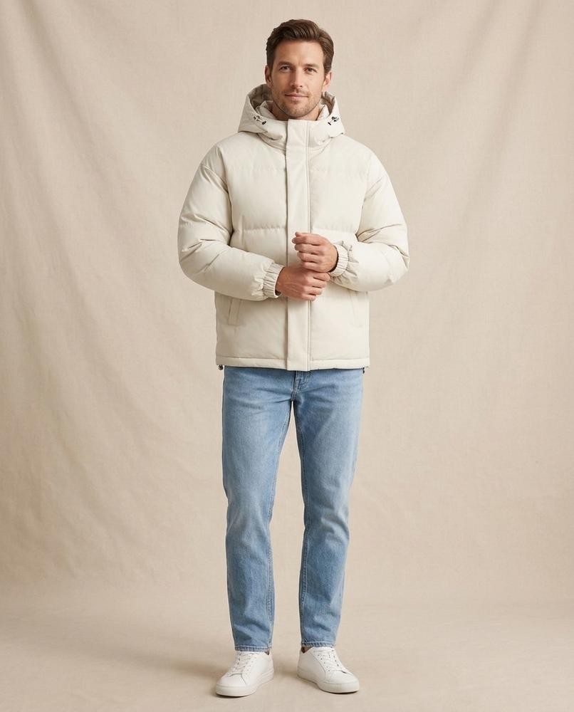 Lands Fashion - Seser | Quilted Hooded Jacket Men