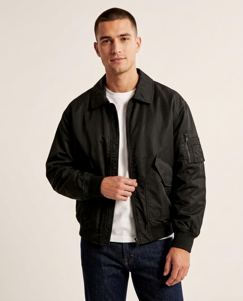 Lands Fashion - Arhal | Zip-Up Collared Jacket Men