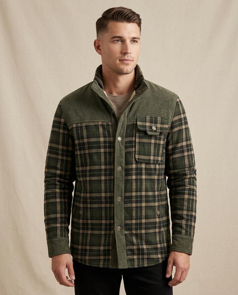 Lands Fashion - Vimer | Lined Plaid Jacket Men