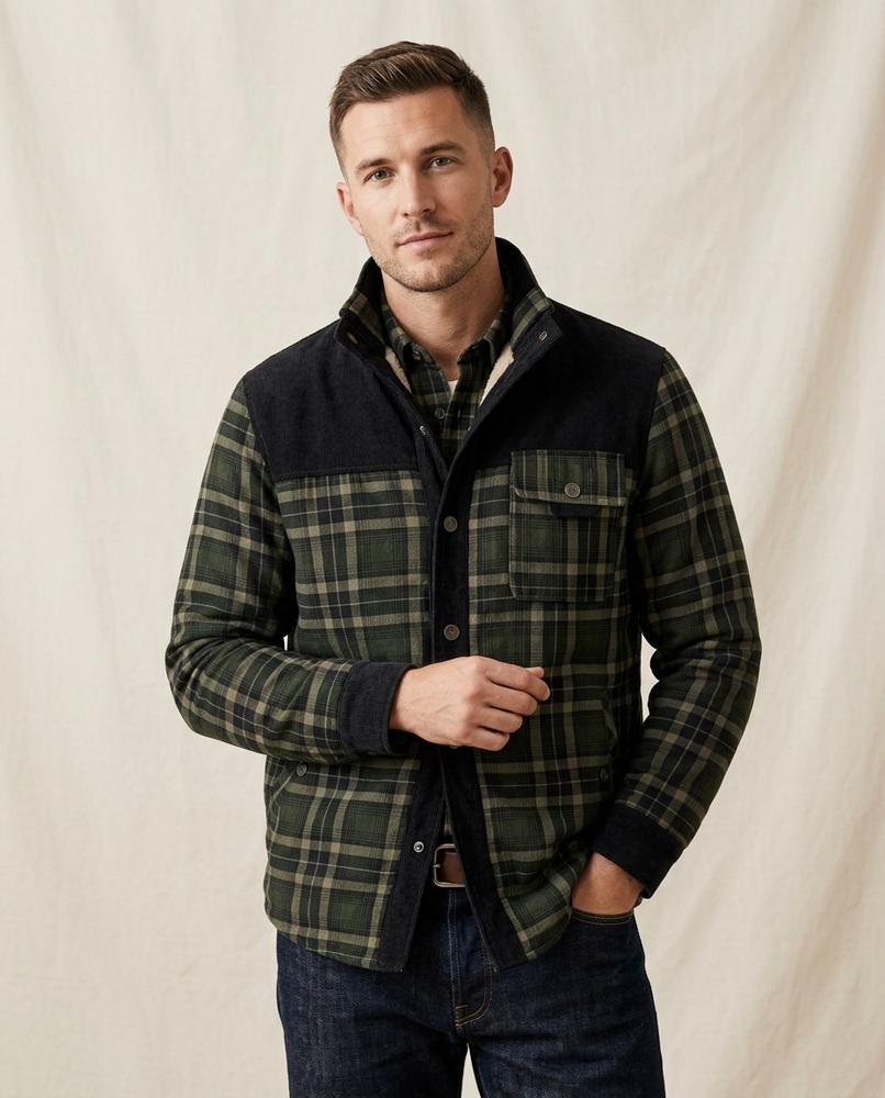 Lands Fashion - Vimer | Lined Plaid Jacket Men
