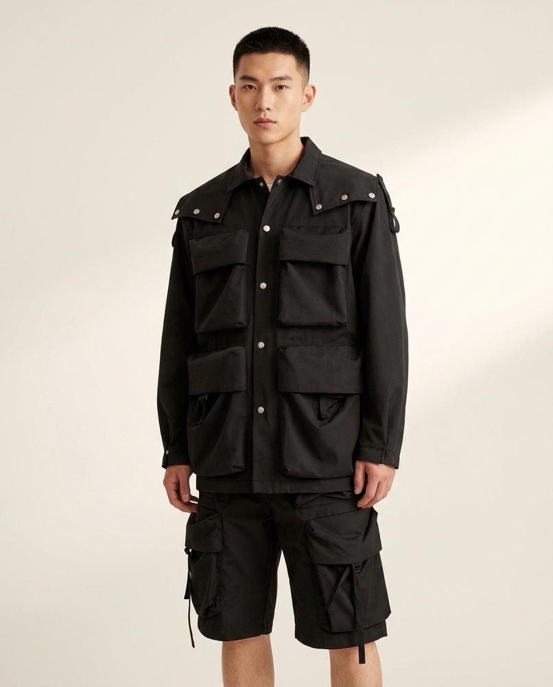 Lands Fashion - Tanav | Multi-Pocket Relaxed-Fit Jacket Men