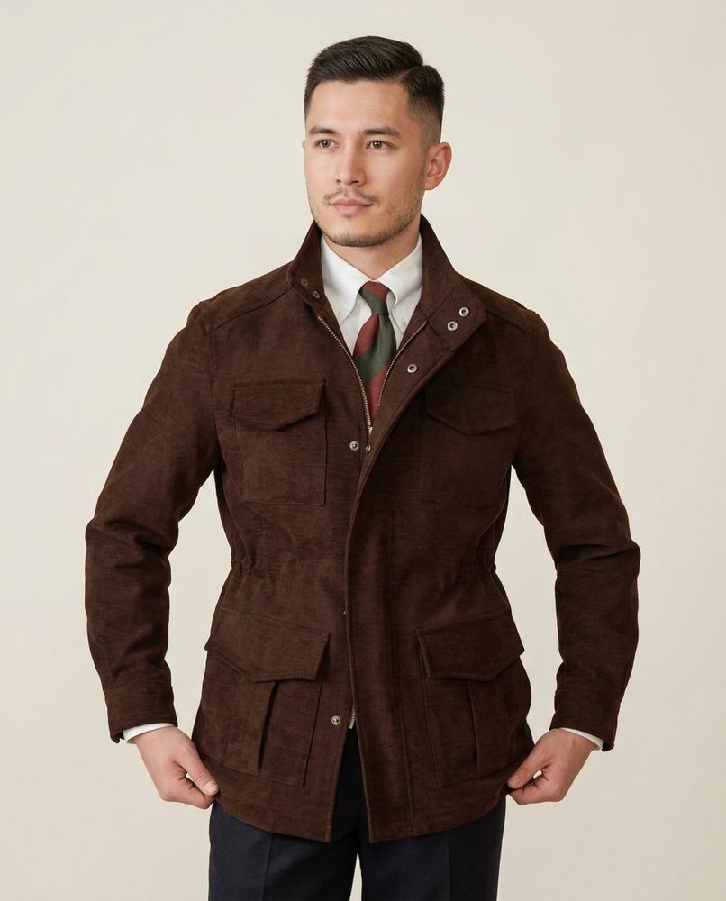 Lands Fashion - Vemar | Stand-Collar Four-Pocket Jacket Men