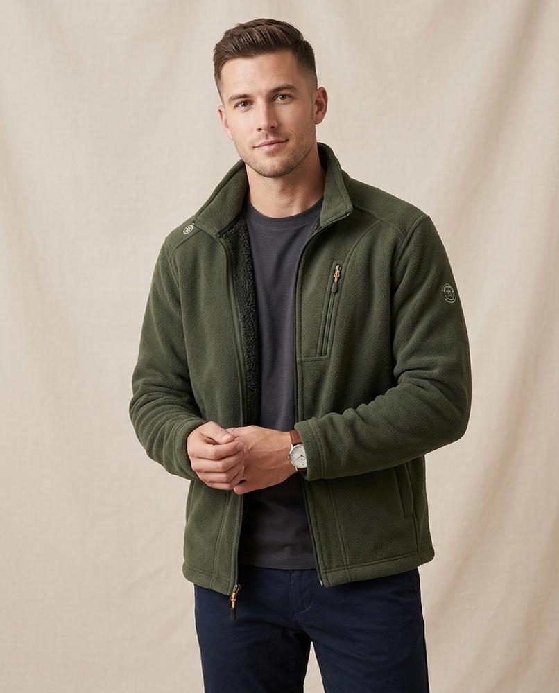Lands Fashion - Katal | Fleece Zip-Up Jacket Men
