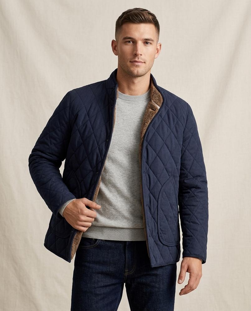 Lands Fashion - Vedar | Quilted Corduroy Jacket Men