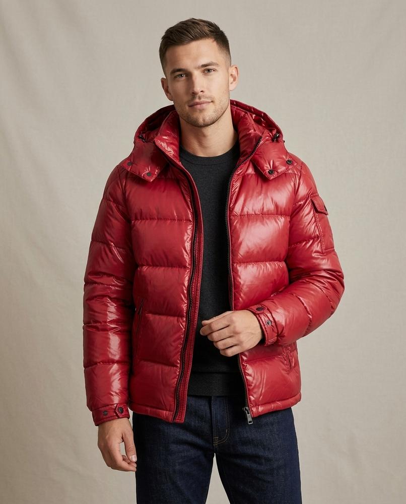 Lands Fashion - Caken | Quilted Hooded Jacket Men