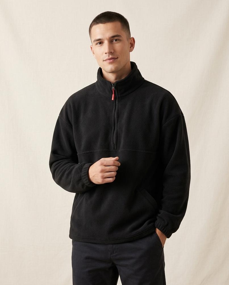 Lands Fashion - Damor | Fleece Quarter-Zip Sweatshirt Men