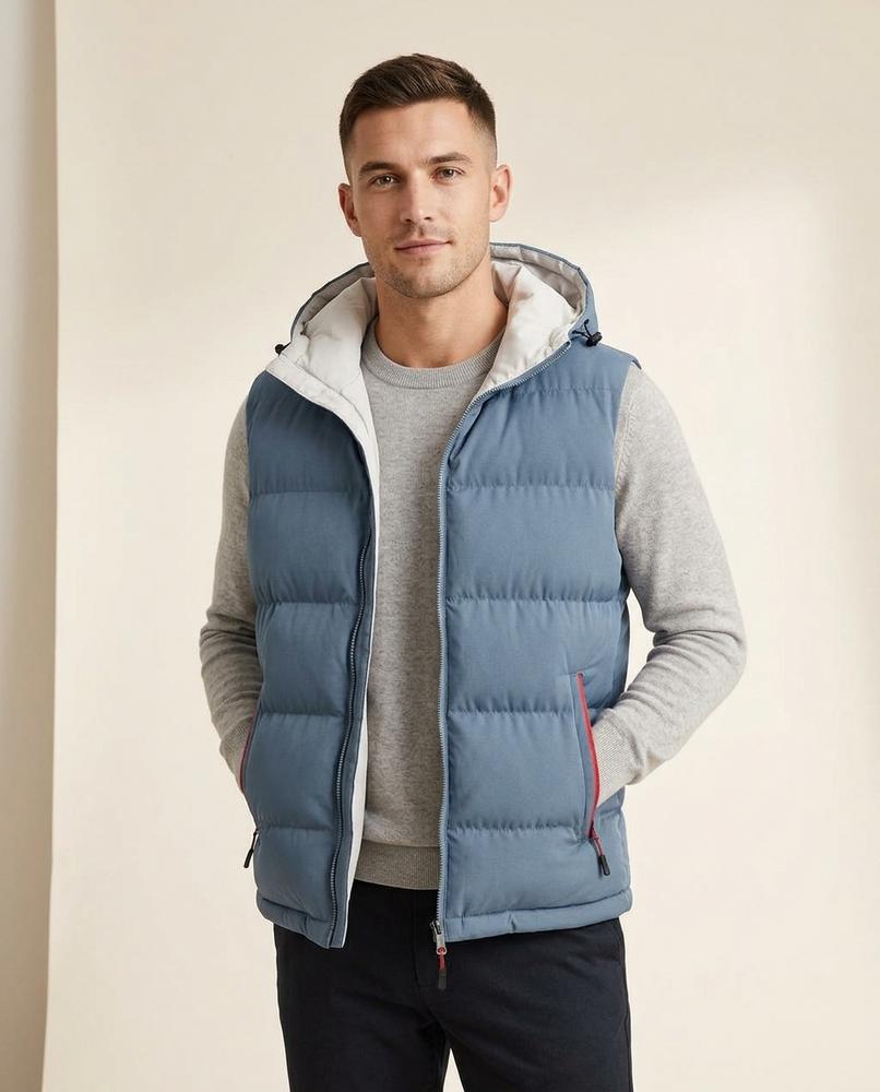 Lands Fashion - Veren | Quilted Hooded Vest Men