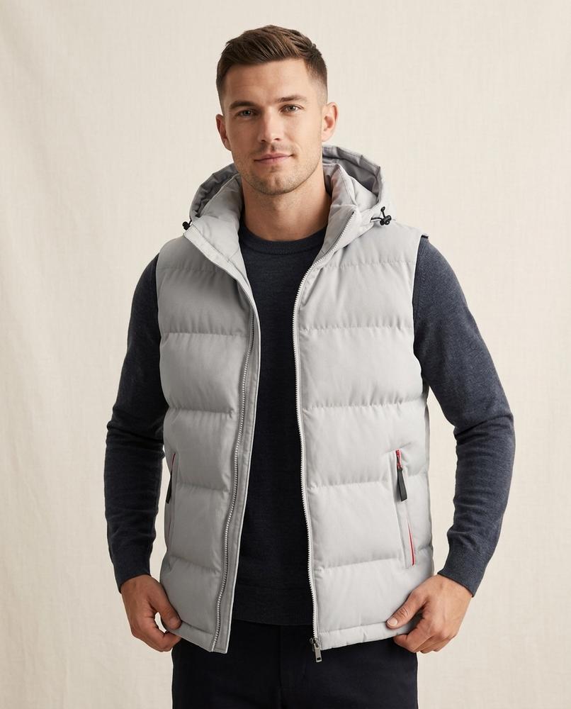 Lands Fashion - Veren | Quilted Hooded Vest Men