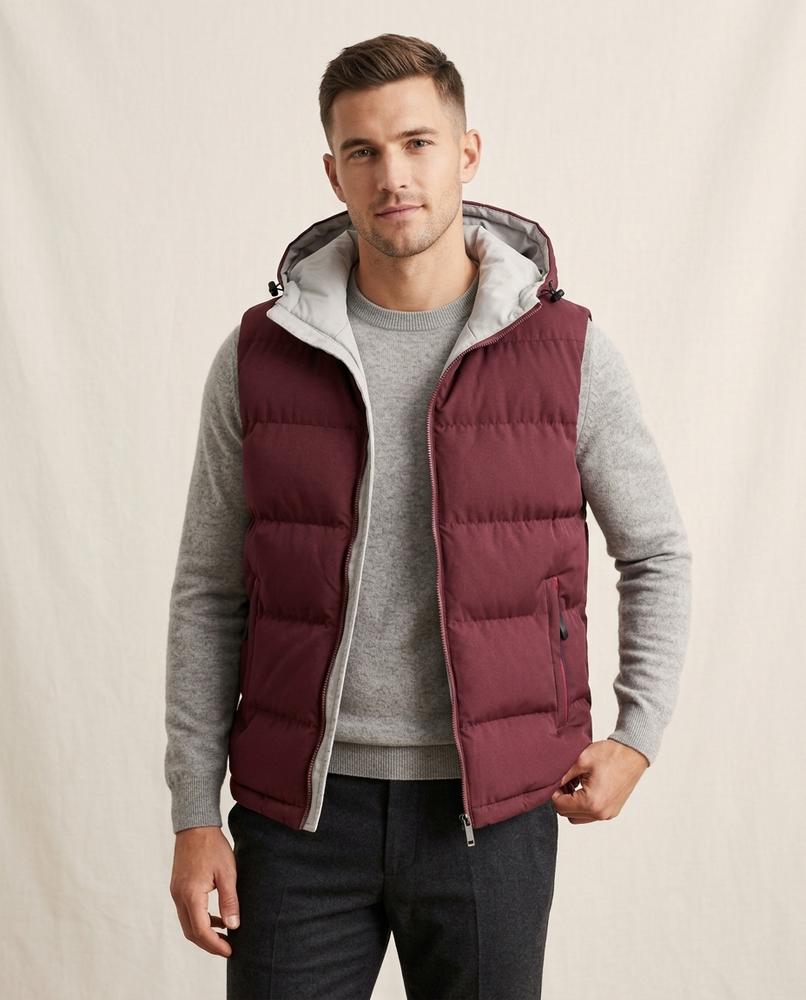 Lands Fashion - Veren | Quilted Hooded Vest Men