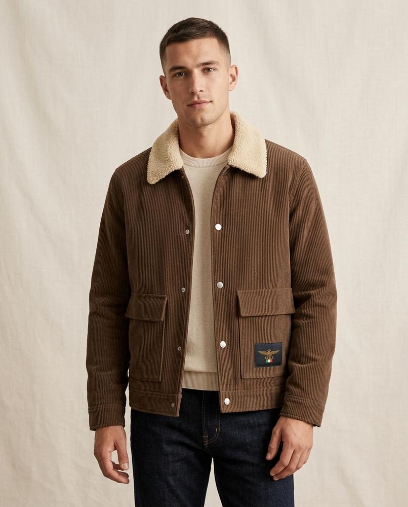 Lands Fashion - Seram | Corduroy Fleece-Lined Jacket Men