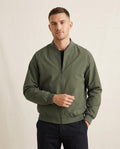 Lands Fashion - Zeser | Zip-Up Ribbed-Trim Jacket Men