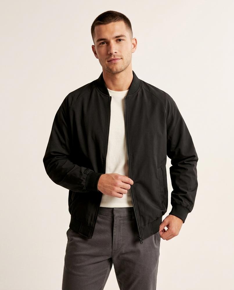 Lands Fashion - Zeser | Zip-Up Ribbed-Trim Jacket Men