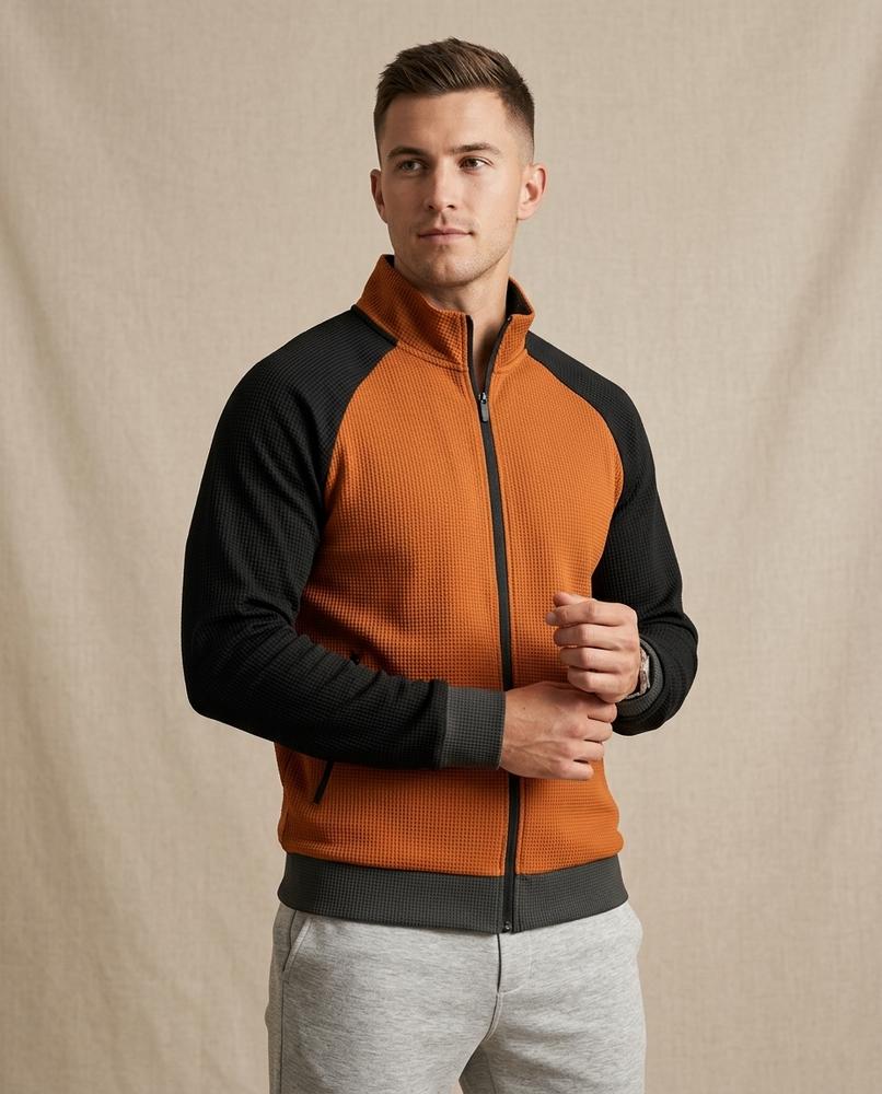 Lands Fashion - Mirel | Color-Block Textured Jacket Men