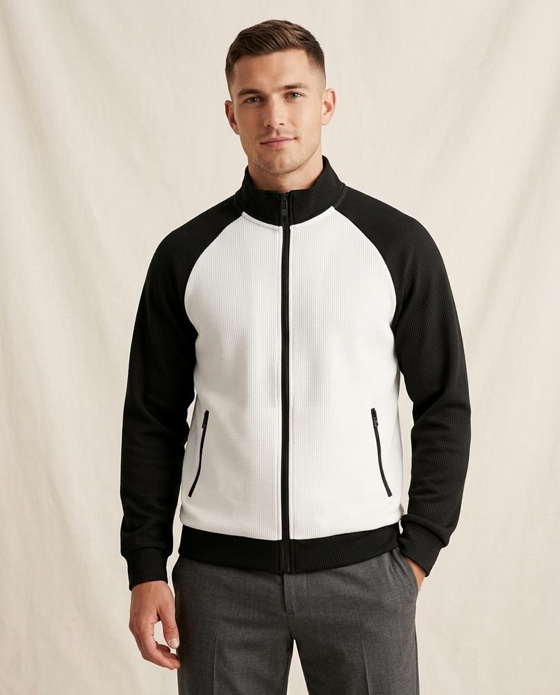 Lands Fashion - Mirel | Color-Block Textured Jacket Men