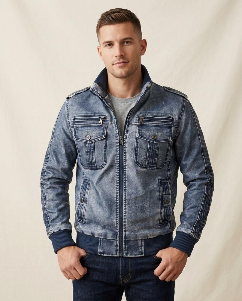 Lands Fashion - Laver | Washed Multi-Pocket Jacket Men