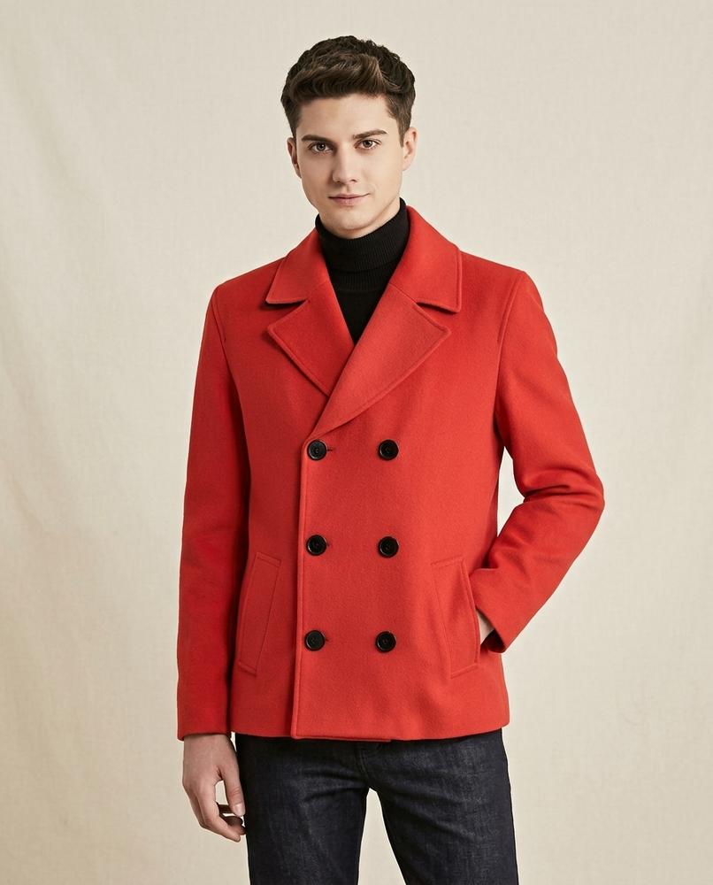 Lands Fashion - Vatal | Double-Breasted Slim-Fit Coat Men