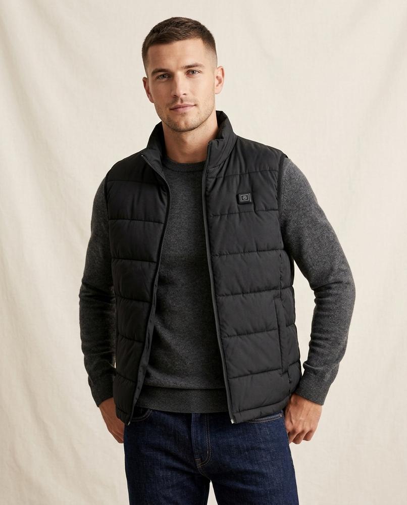 Lands Fashion - Mavar | Heated Quilted Vest Men