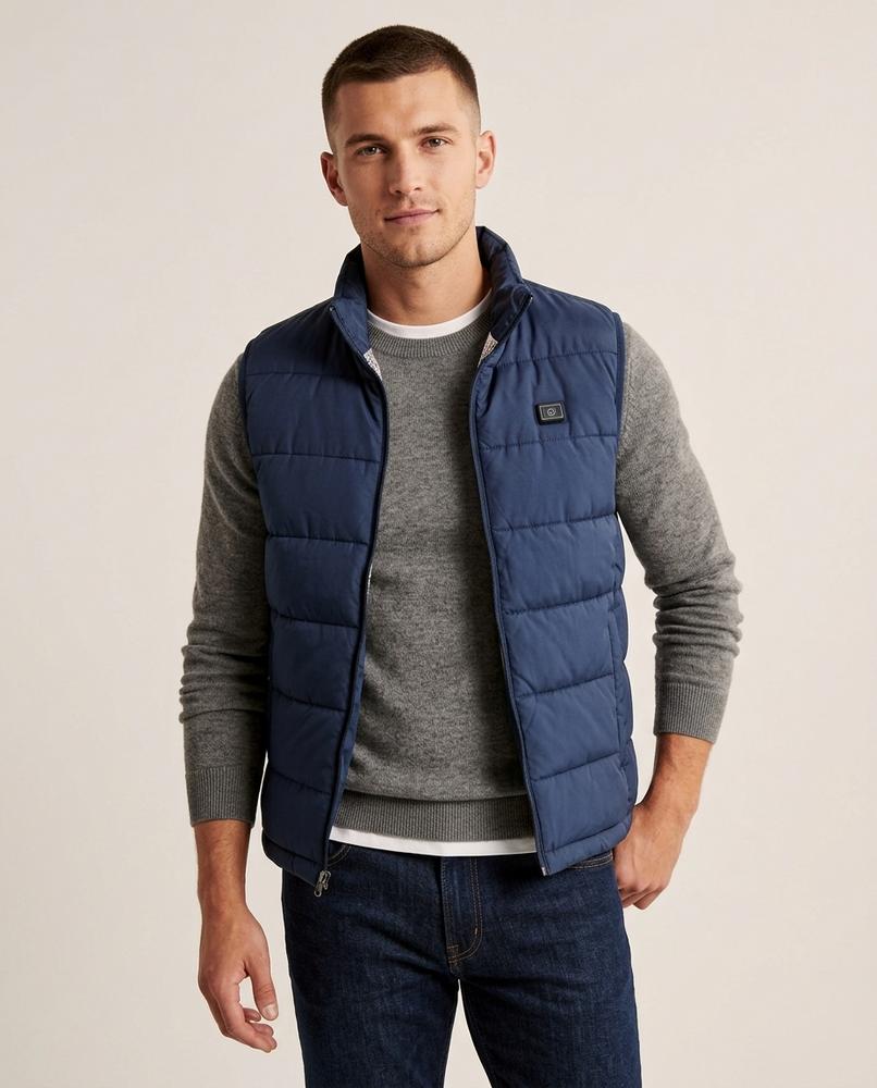 Lands Fashion - Mavar | Heated Quilted Vest Men