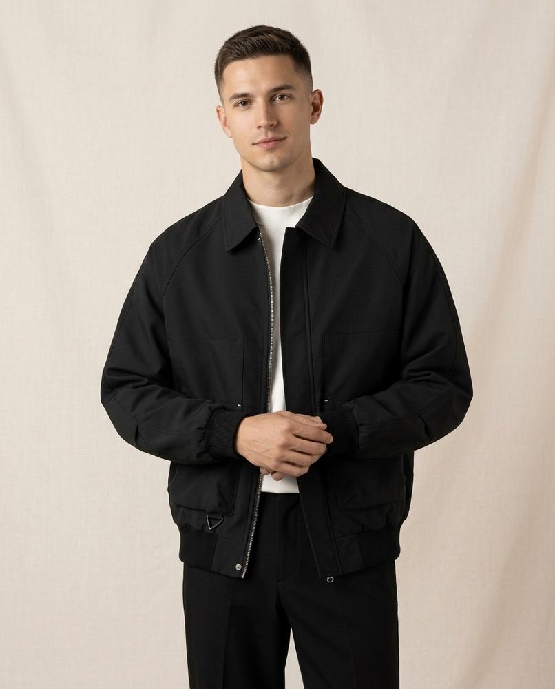 Lands Fashion - Zeven | Zip-Up Collared Jacket Men
