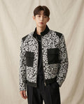 Lands Fashion - Vatir | Floral-Print Stand-Collar Jacket Men