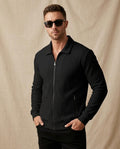 Lands Fashion - Taver | Waffle-Knit Zip-Up Jacket Men