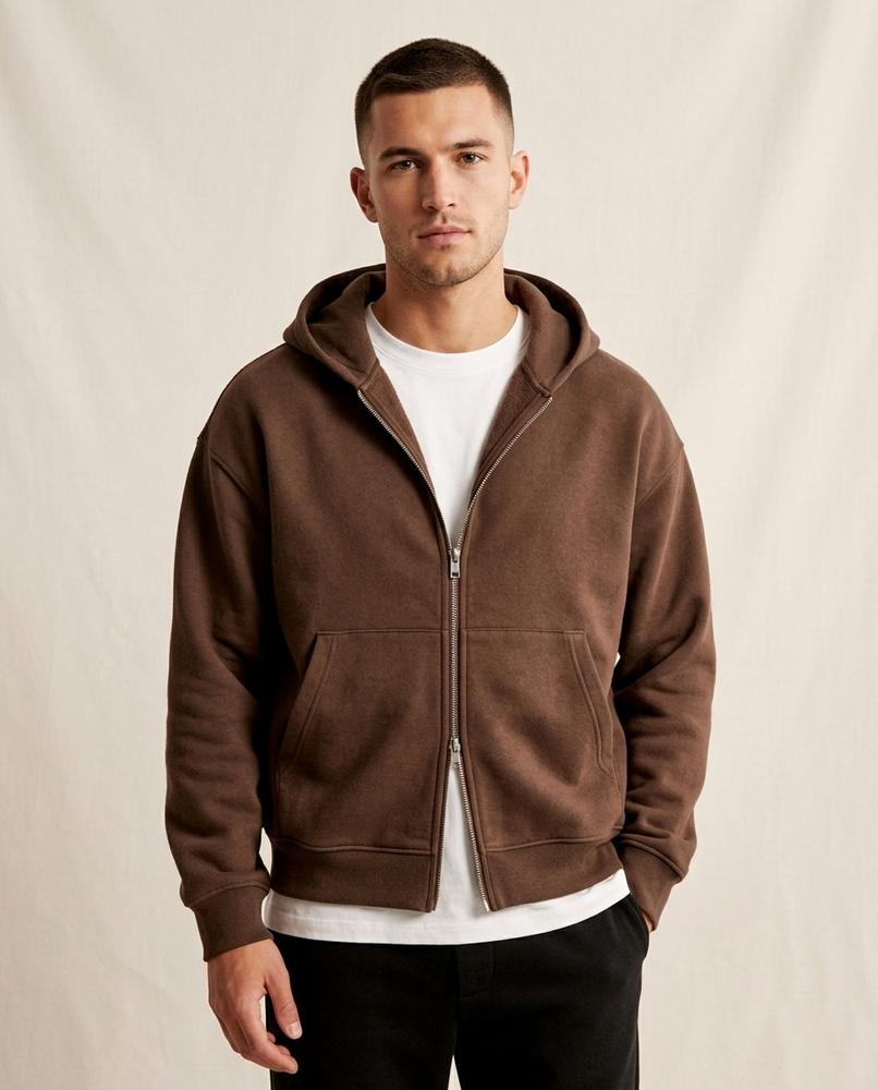 Lands Fashion - Ralar | Zip-Up Hooded Hoodie Men