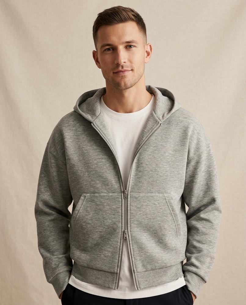 Lands Fashion - Ralar | Zip-Up Hooded Hoodie Men