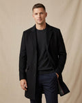 Lands Fashion - Rohal | Single-Breasted Wool-Blend Coat Men
