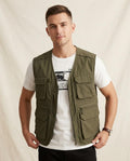 Lands Fashion - Yosin | Multi-Pocket Zippered Vest Men