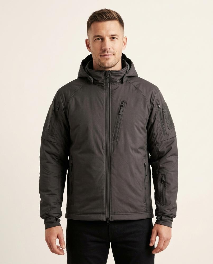 Lands Fashion - Kelor | Padded Hooded Jacket Men