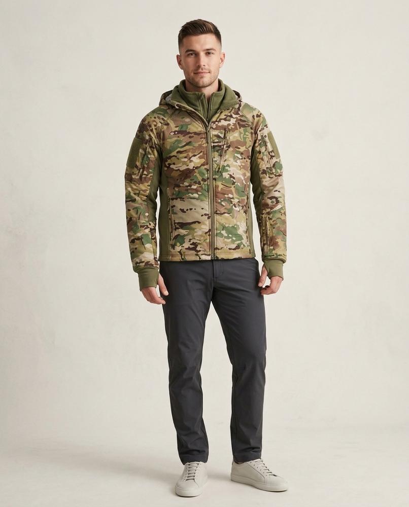 Lands Fashion - Kelor | Padded Hooded Jacket Men