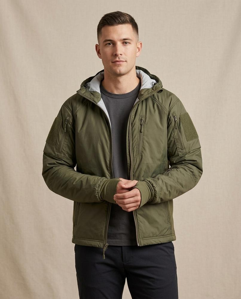 Lands Fashion - Kelor | Padded Hooded Jacket Men