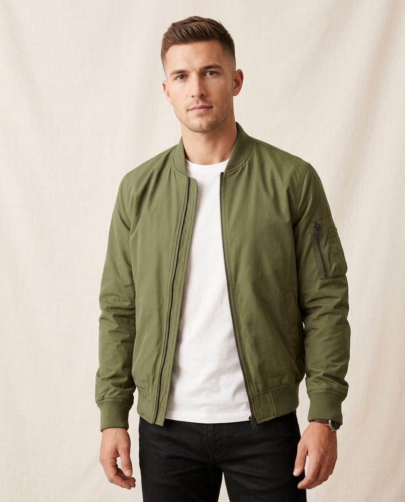 Lands Fashion - Zedar | Zip-Up Lightweight Jacket Men