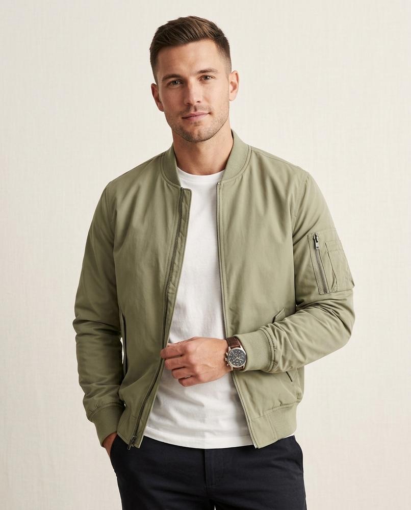 Lands Fashion - Zedar | Zip-Up Lightweight Jacket Men
