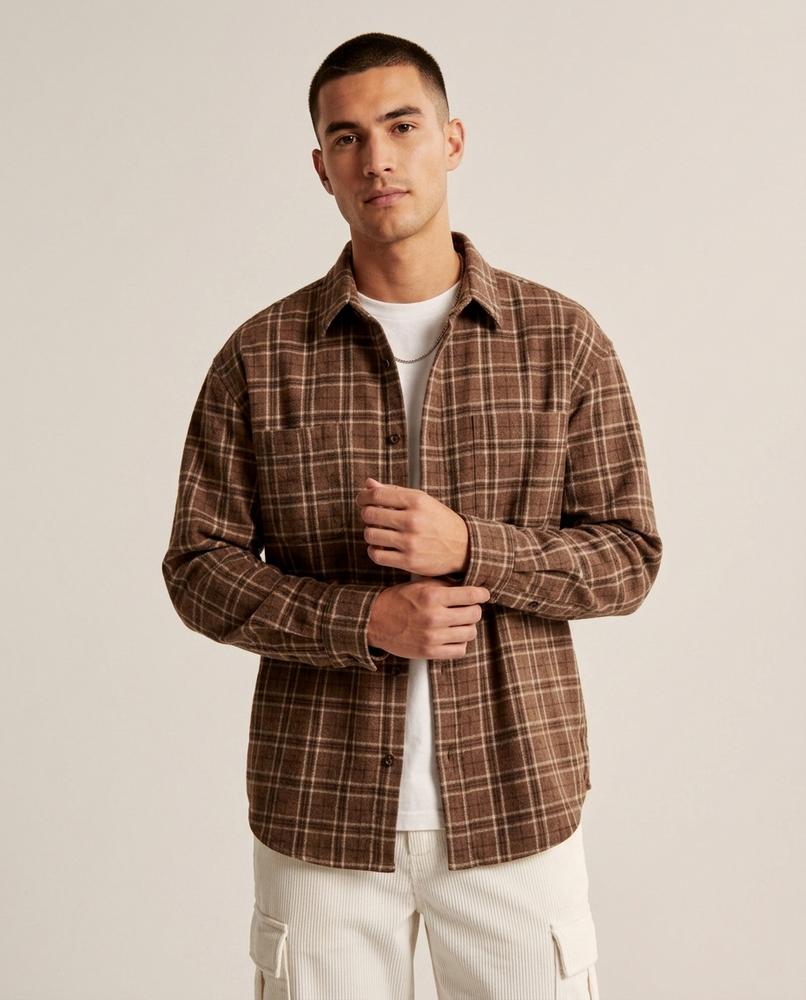 Lands Fashion - Vekar | Plaid Button-Up Shirt Men