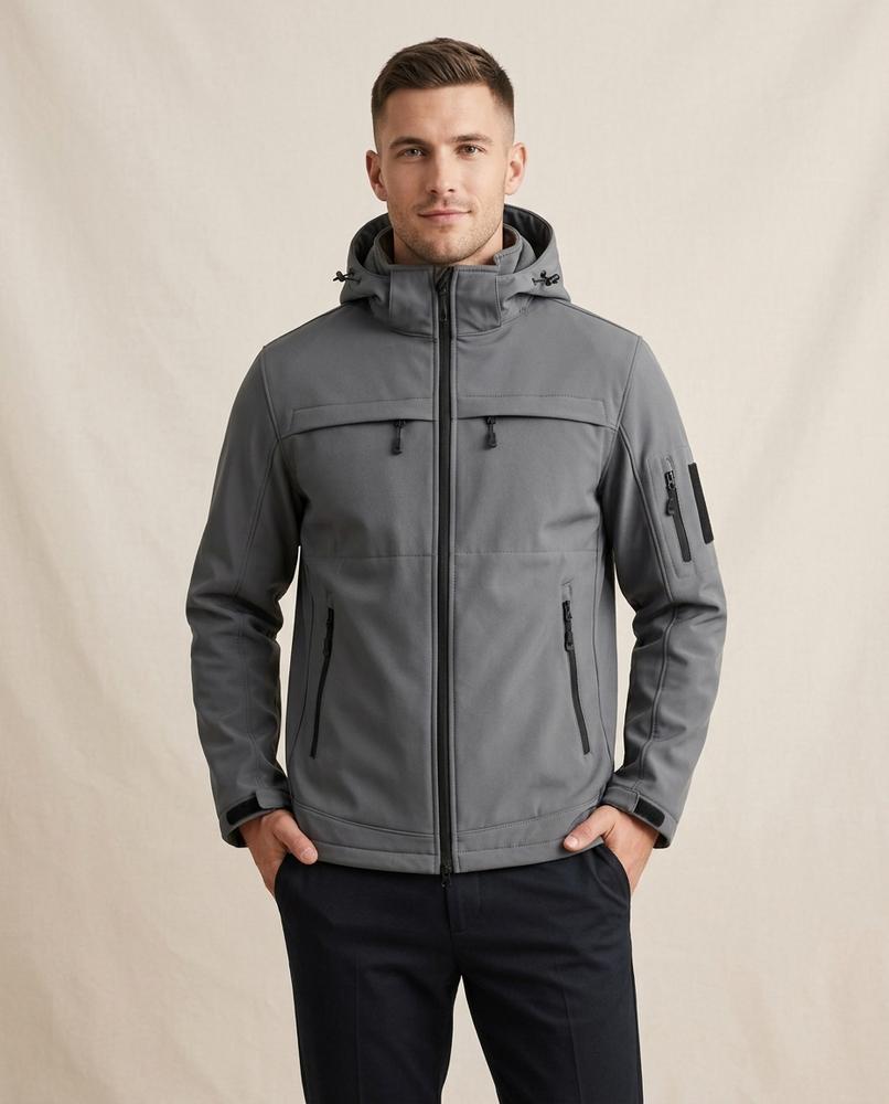 Lands Fashion - Rokar | Hooded Softshell Jacket Men