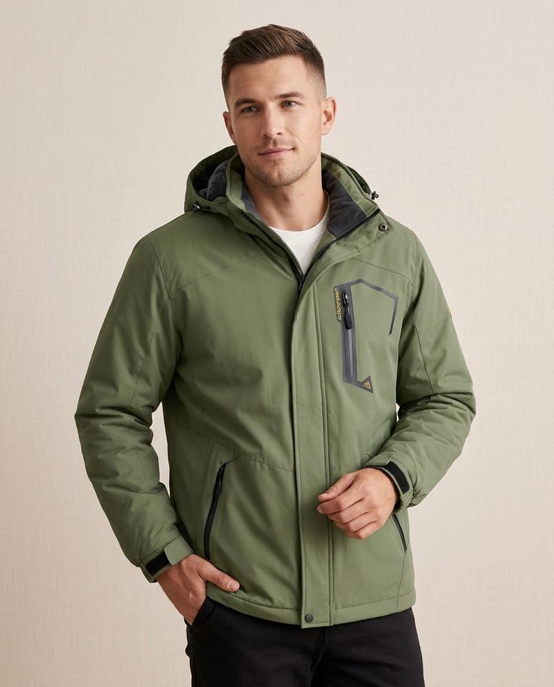 Lands Fashion - Yozan | Camouflage Hooded Jacket Men