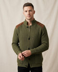 Lands Fashion - Lelor | Waffle-Knit Button-Front Knit Cardigan Men
