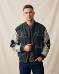Lands Fashion - Lovin | Embroidered Two-Tone Jacket Unisex