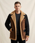 Lands Fashion - Lesan | Shearling-Lined Two-Tone Coat Men