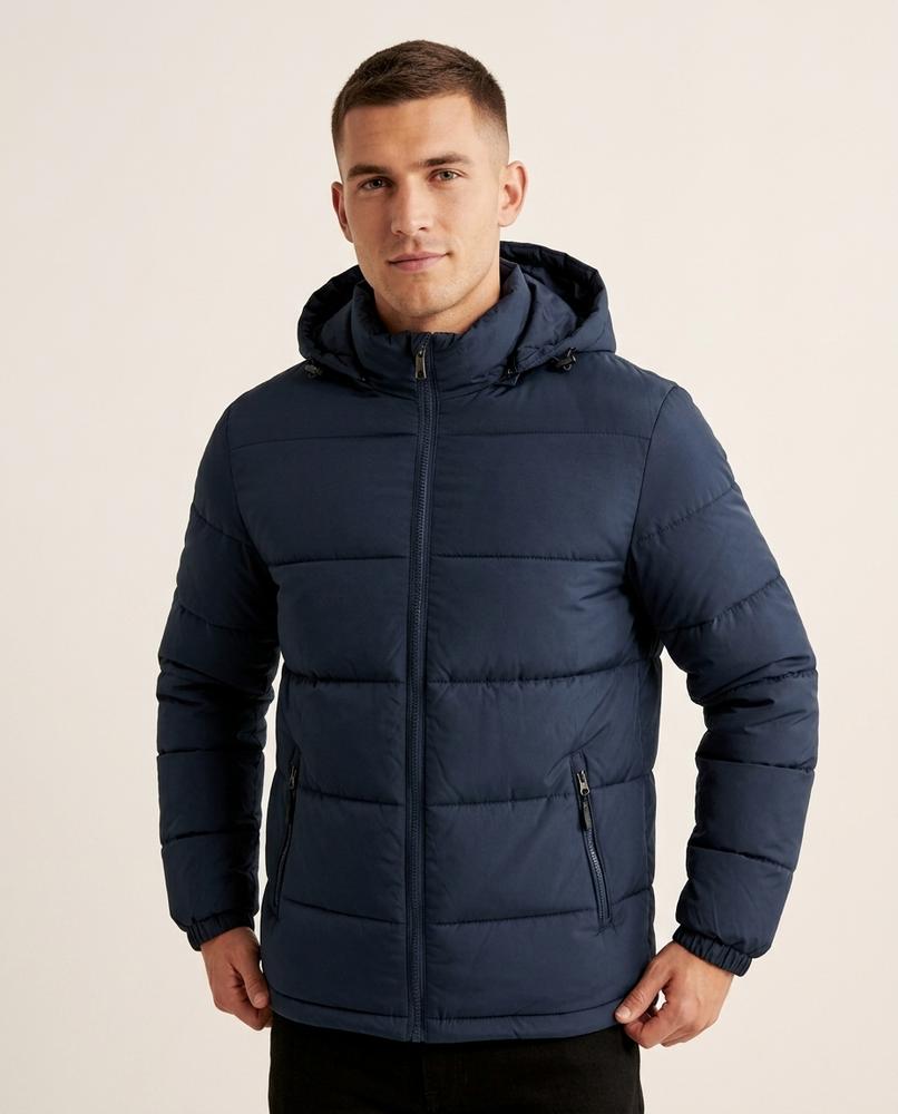 Lands Fashion - Caser | Hooded Quilted Jacket Men