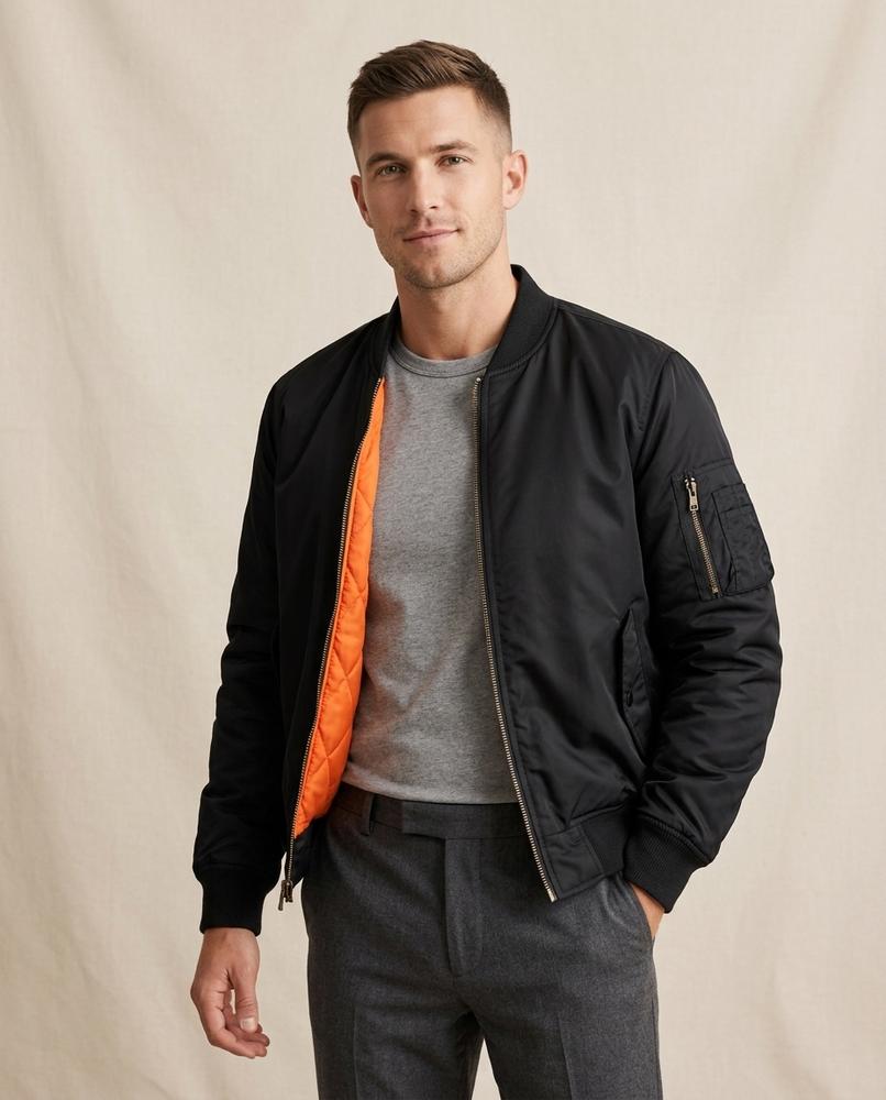 Lands Fashion - Zanav | Quilted Zip-Up Jacket Men