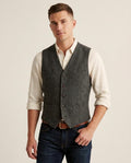 Lands Fashion - Nilar | Button-Up Textured Vest Men
