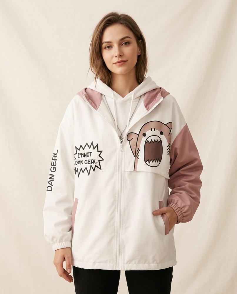 Lands Fashion - Lyrev | Hooded Printed Jacket Unisex