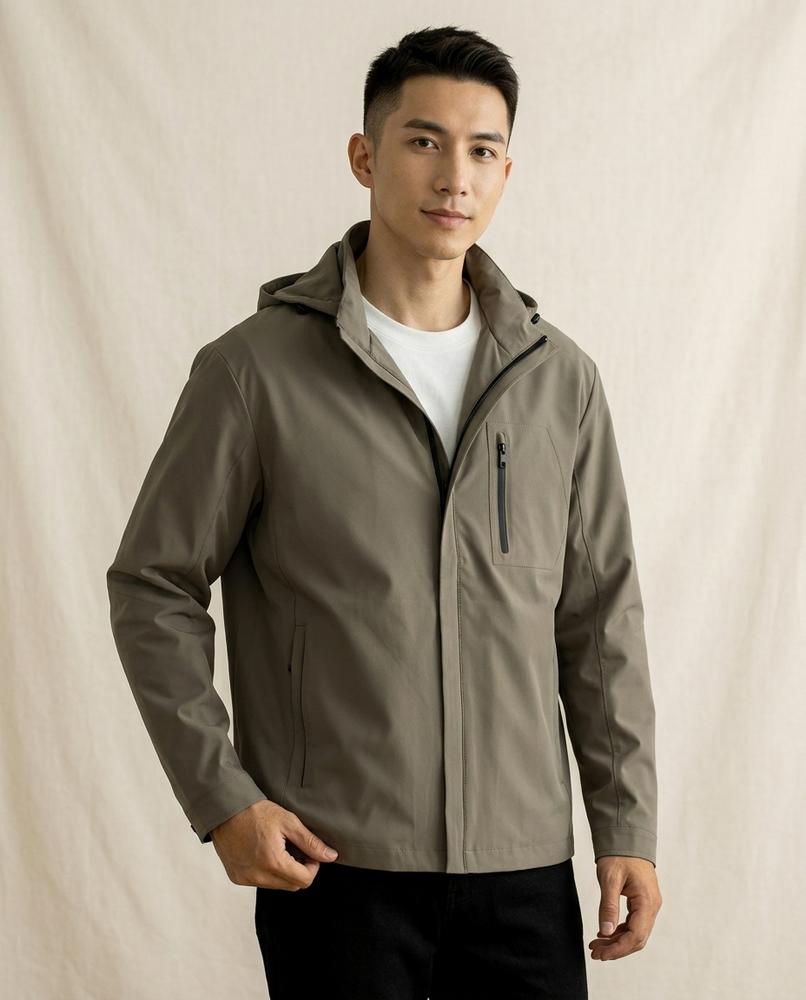 Lands Fashion - Vamar | Hooded Zip-Up Jacket Men