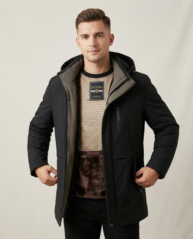 Lands Fashion - Arvar | Lined Hooded Coat Men