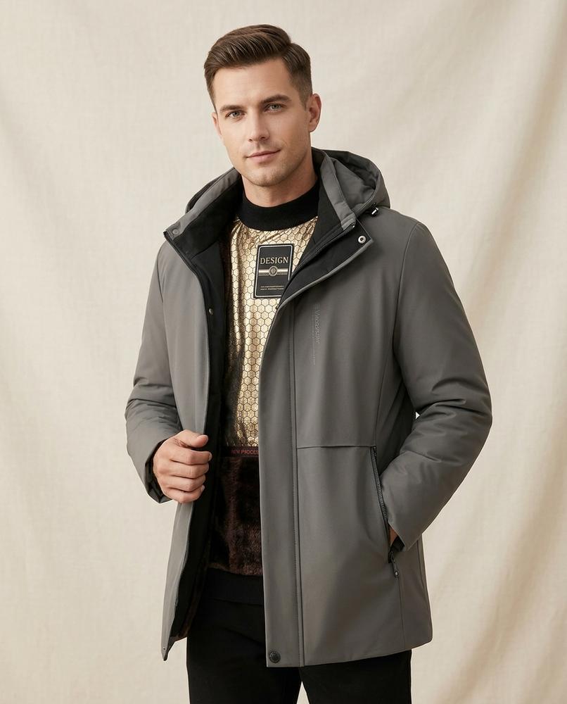 Lands Fashion - Arvar | Lined Hooded Coat Men
