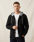 Lands Fashion - Velev | Waffle-Knit Hooded Jacket Men