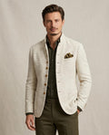 Lands Fashion - Loken | Textured Stand-Collar Jacket Men
